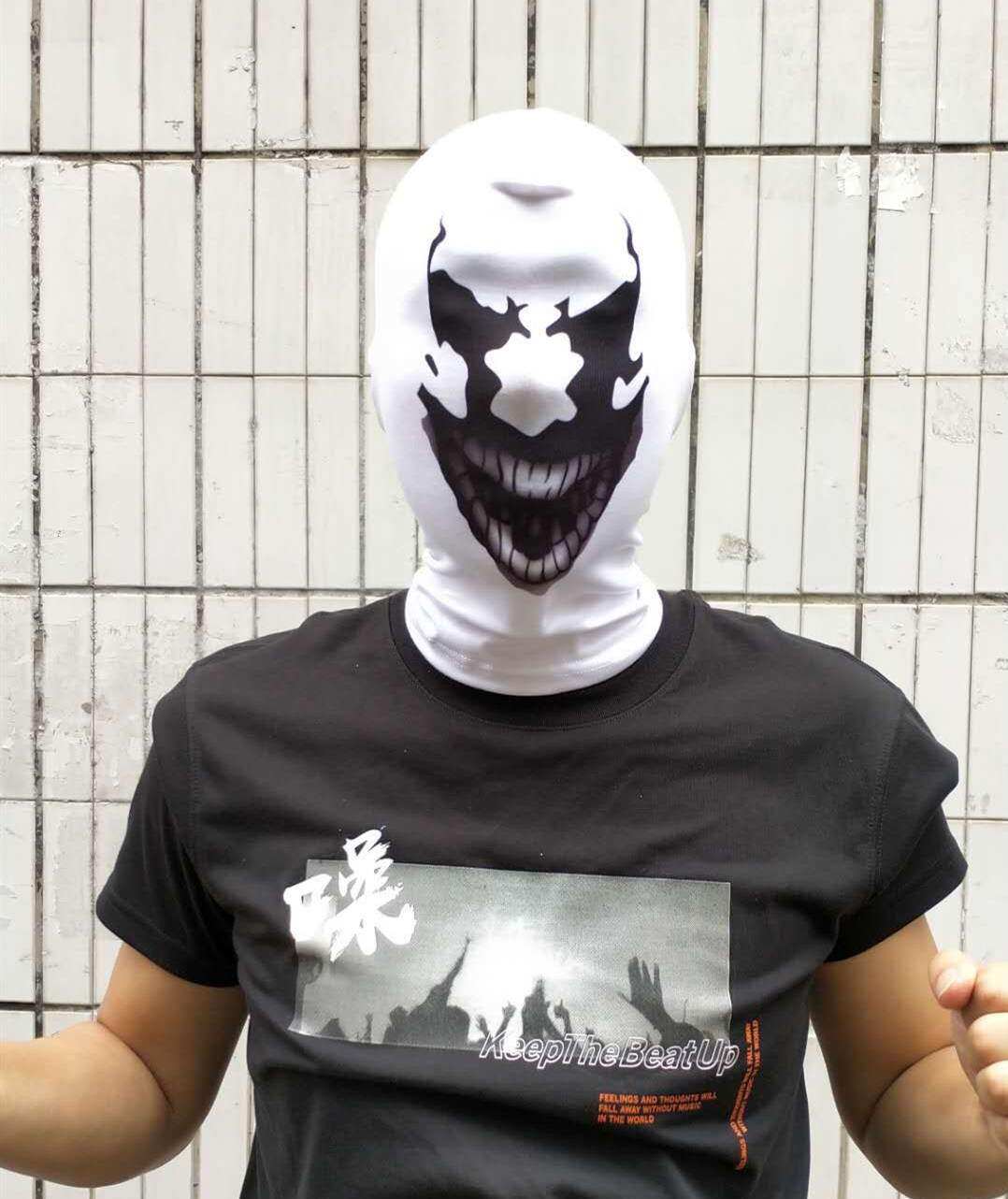 守望者 罗夏头套面罩口罩 cosplay数码印花头套