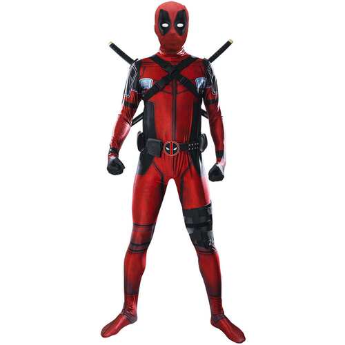 动漫衣服cosplay死侍紧身衣Deadpool万圣节服装复仇者联盟死侍2