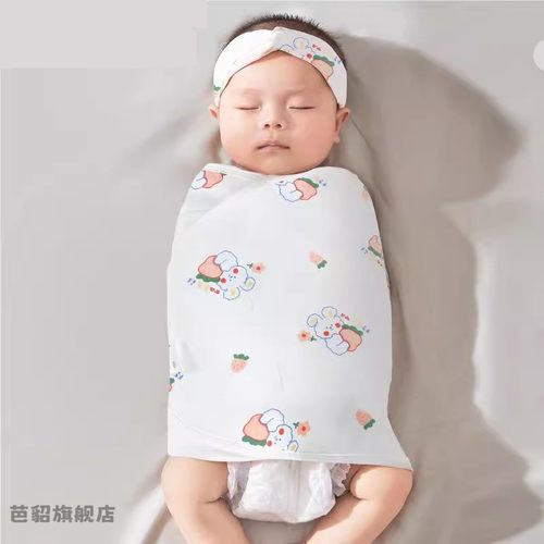 婴儿抱被固定带新生儿包巾绑带防惊跳包被宝宝绑手带子纯棉纱布