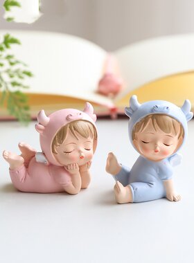治愈系摆件少女心创意可爱家居办公桌上小装饰品房间桌面生日礼物
