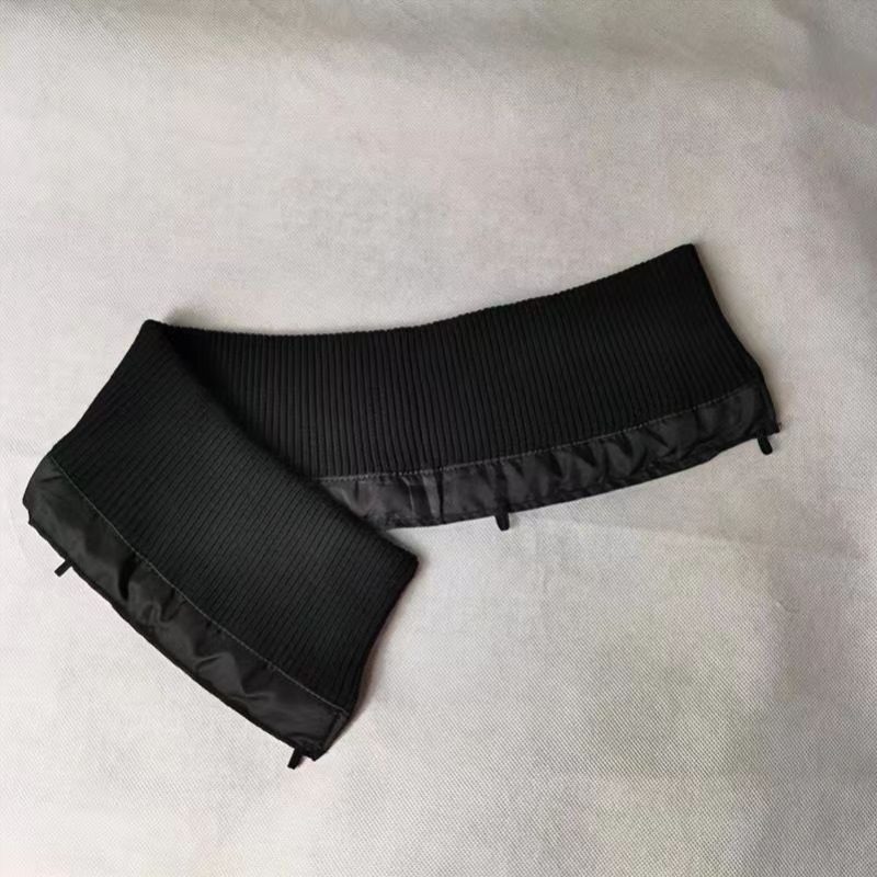 秋冬季棉服袄男女通用棉羽绒服防脏领子贴可拆卸假领子针织保护套