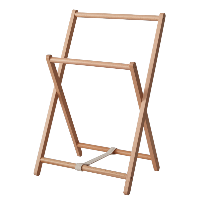 儿童榉木衣架落地衣服架子免安装简约小孩衣帽架幼儿园宝宝挂衣架