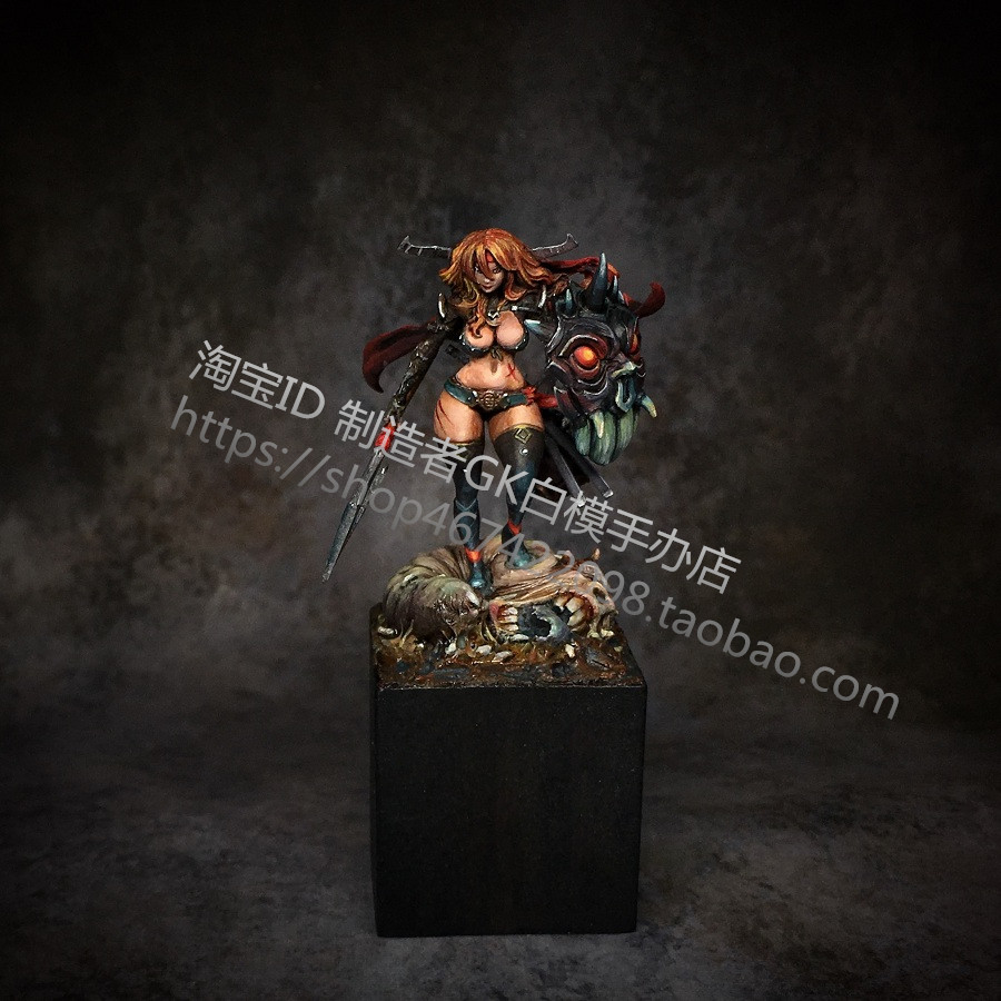 死亡国度kingdomdeath怪兽战士monster fighter战棋gk白模手办y85