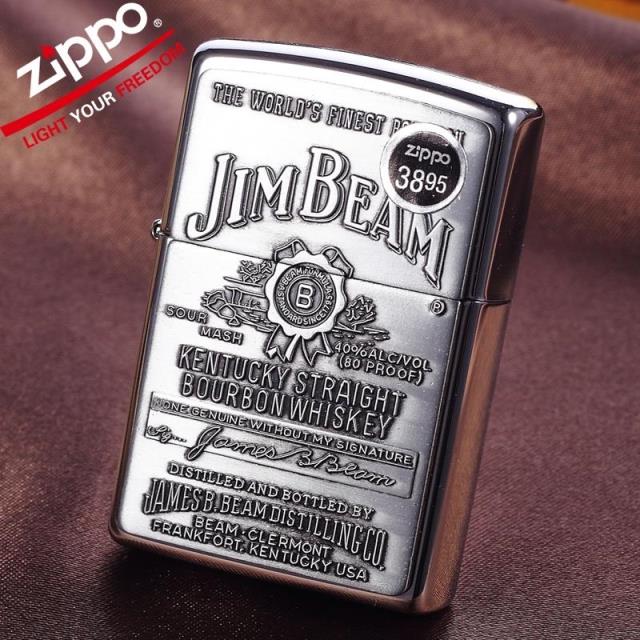 美國原裝正品 ZIPPO打火機 銀色占邊酒錫徽章 純銅酒標 專柜正版