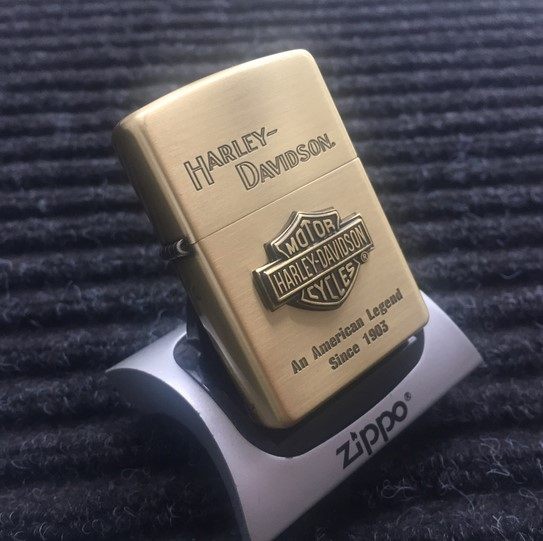 ZIPPO打火机正版 哈雷戴维森 纯铜贴章哈雷盾牌 HDP-11 原装正品
