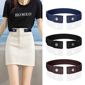 配裙子收紧调节收腰神器 腰皮带女款 女士新款 懒人弹力松紧腰带收裤