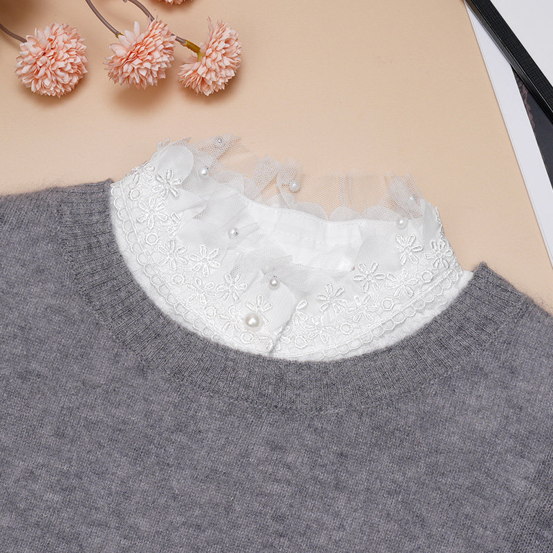 假领子女内搭打底荷叶边领高档韩版配毛衣装饰蕾丝时尚气质娃娃领,服饰配件/皮带/帽子/围巾,假领,淘宝优惠券,粉丝福利购,淘宝优惠卷