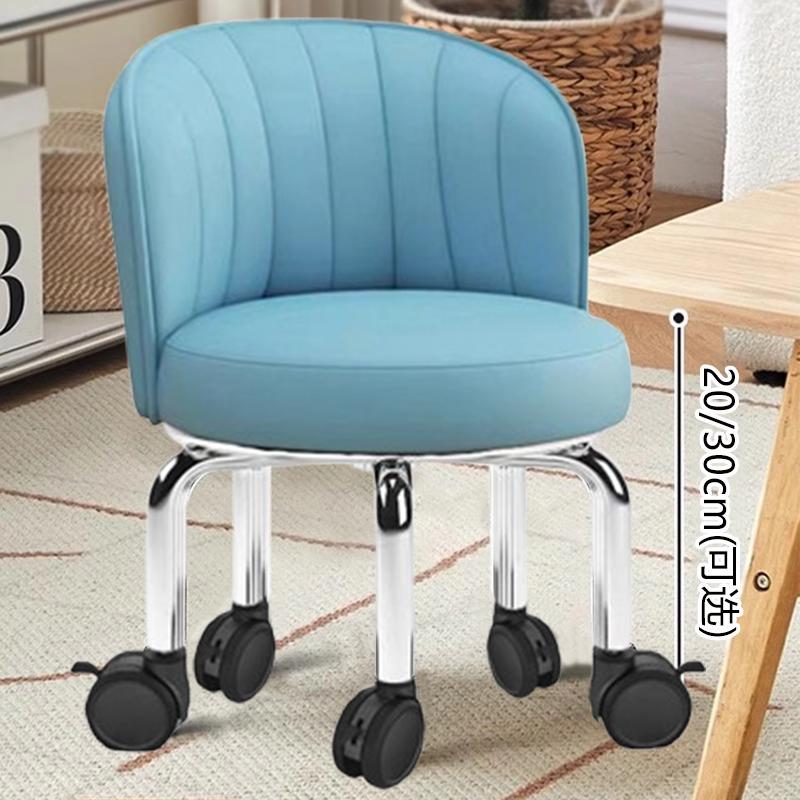 换鞋家用静音美缝滑轮矮凳儿童