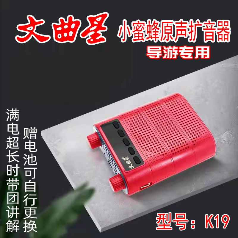 文曲星K19导游扩音器长时间小蜜蜂老师教学二胡神器便携广场音箱