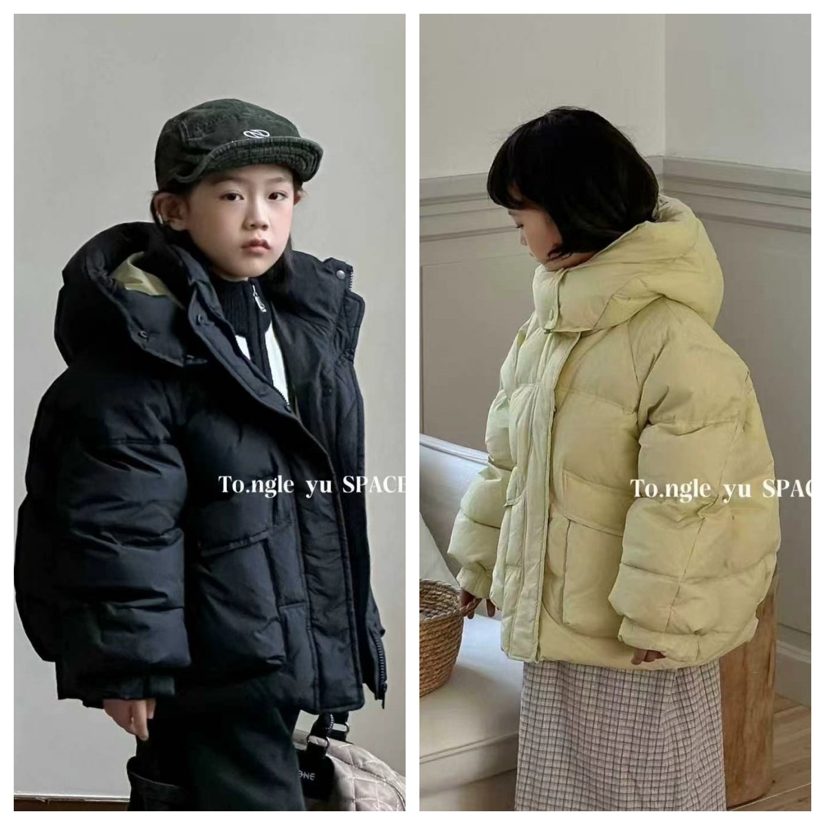 童乐鱼2025新款中大童羽绒服