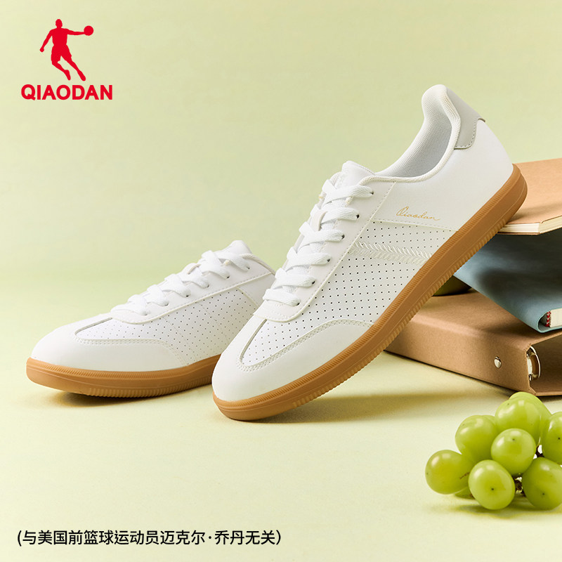 乔丹夏季2026新品透气平底T头鞋德训鞋男复古运动鞋经典百搭板鞋