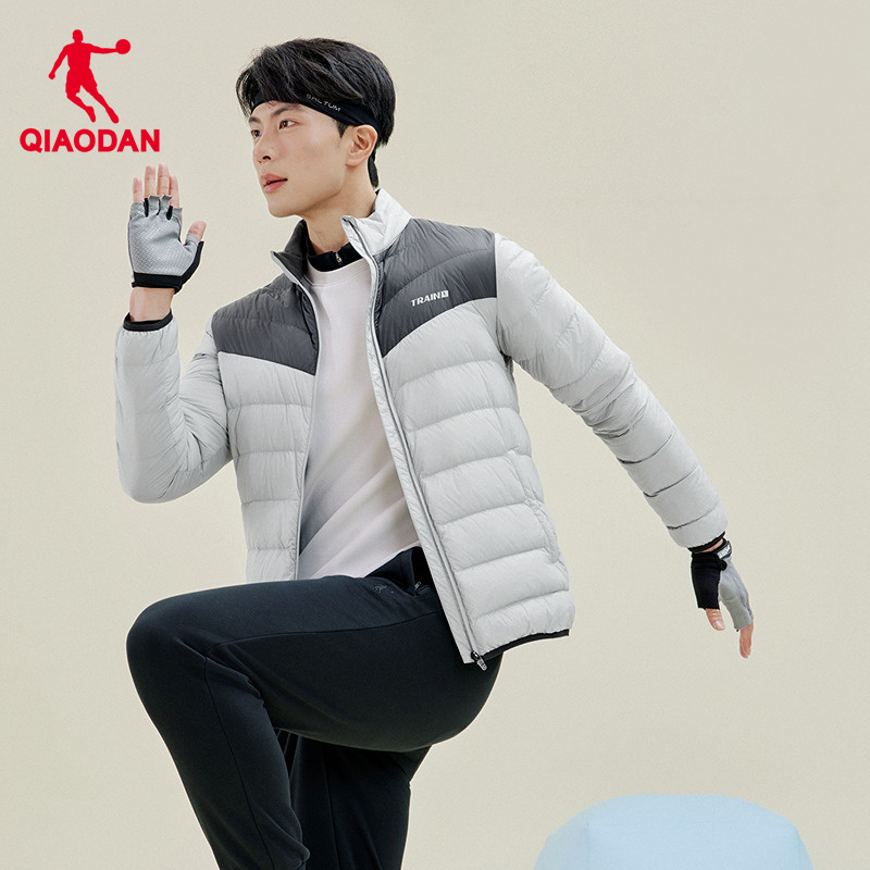 乔丹男款羽绒服加厚保暖面包衣服