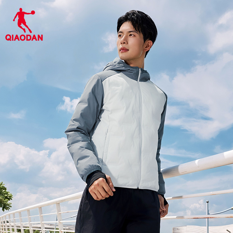 乔丹轻薄运动羽绒服男