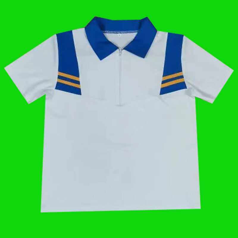 潮州潮安浮洋江东古巷汕头澄海蓝色夏季中小学生短袖校服班服