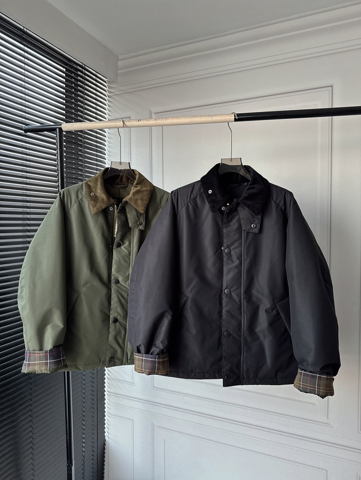 木鱼自制~英系巴恩风棉服加厚有内衬夹棉 棉衣夹克短款外套棉服