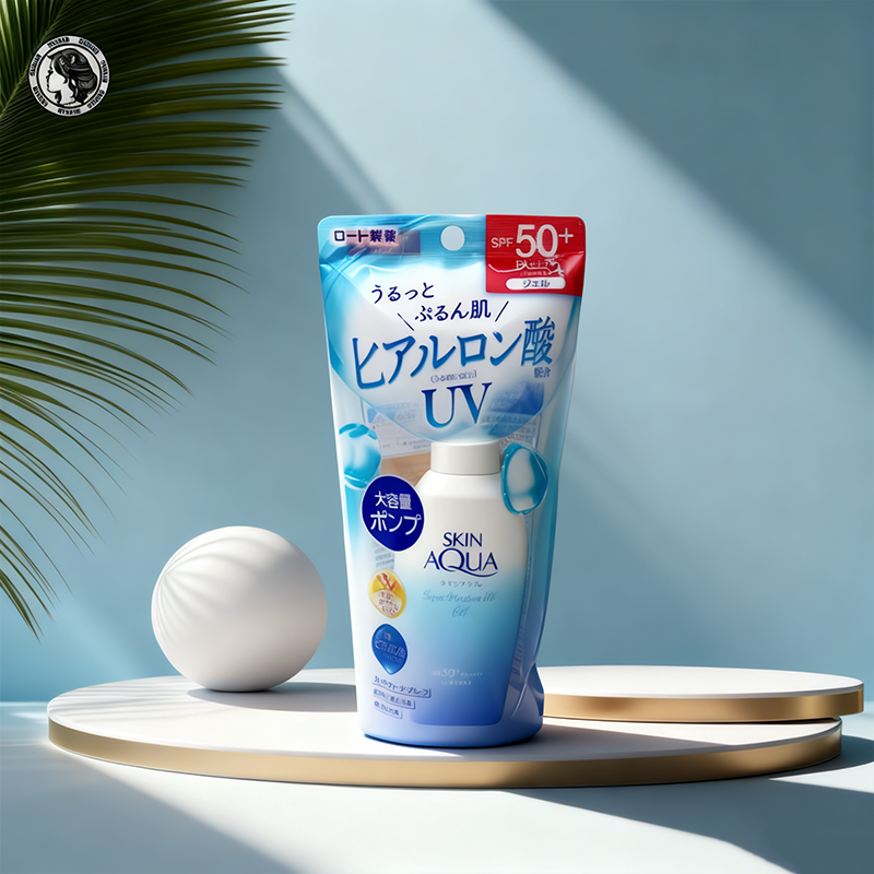 甄选 平价大碗日本乐敦Skin Aqua防晒水感清爽不油腻防晒SPF50+