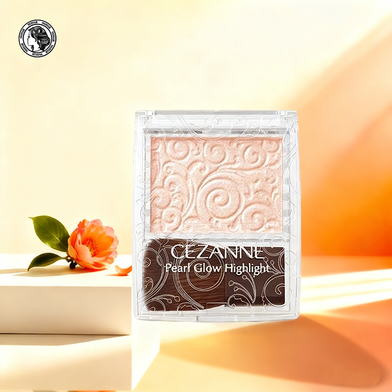 日本CEZANNE倩诗丽单色浮雕高光腮红提亮修饰轮廓持久防汗