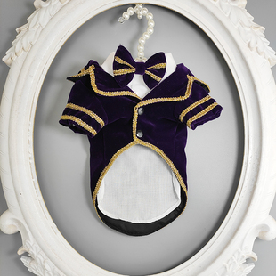 私宠手作公狗礼服泰迪比熊约克夏帅气衣服猫咪衬衫西服法斗定制装