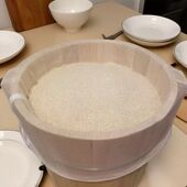 木桶蒸饭袋子食品级蒸饭团纱布袋易清洁耐卤料耐高温饭团袋蒸笼布