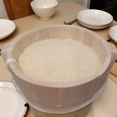 木桶蒸饭袋子食品级蒸饭团纱布袋易清洁耐卤料耐高温饭团袋蒸笼布