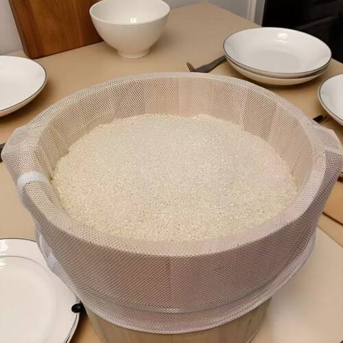 木桶蒸饭袋子食品级蒸饭团纱布袋易清洁耐卤料耐高温饭团袋蒸笼布