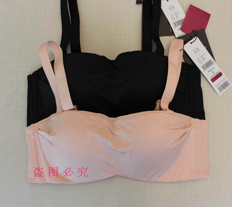 拍下立减贝佳人BW94713中厚杯1/2光面新品派对礼服抹胸调整型文胸