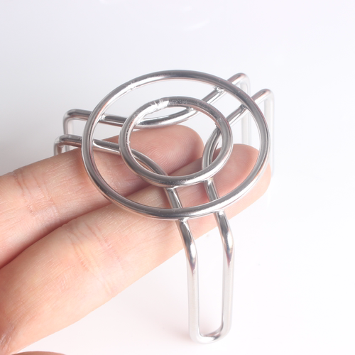 外贸加厚304不锈钢蒸架特小号隔水支架煮奶锅养生壶迷你2/3/5/6cm