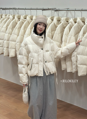 雷洛奇丽9306冬季2025新款韩版宽松显瘦立领保暖小个子羽绒服外套