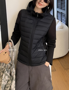 2025新款鹅绒服带帽子轻羽绒服女款巨好看的洋气外套轻薄D58879