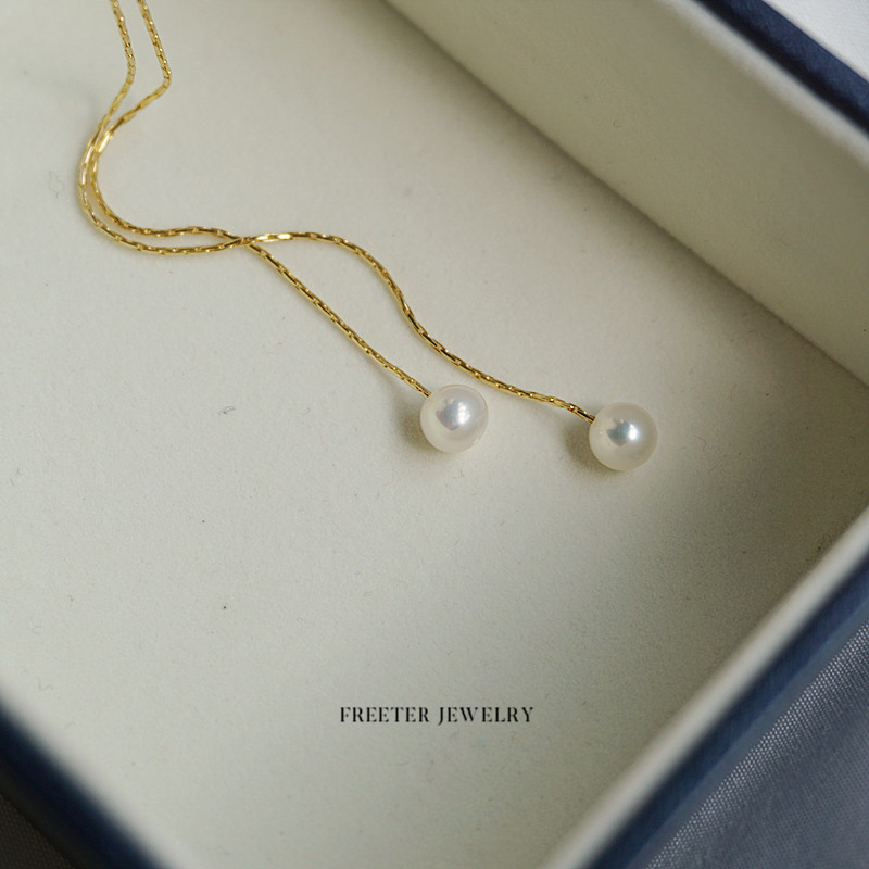 仙气风软体14k包金极细小珍珠