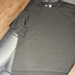 中大童基础款 T恤夏季 新款 黑白基础莱赛尔面膜T恤 冰感云朵触感短袖