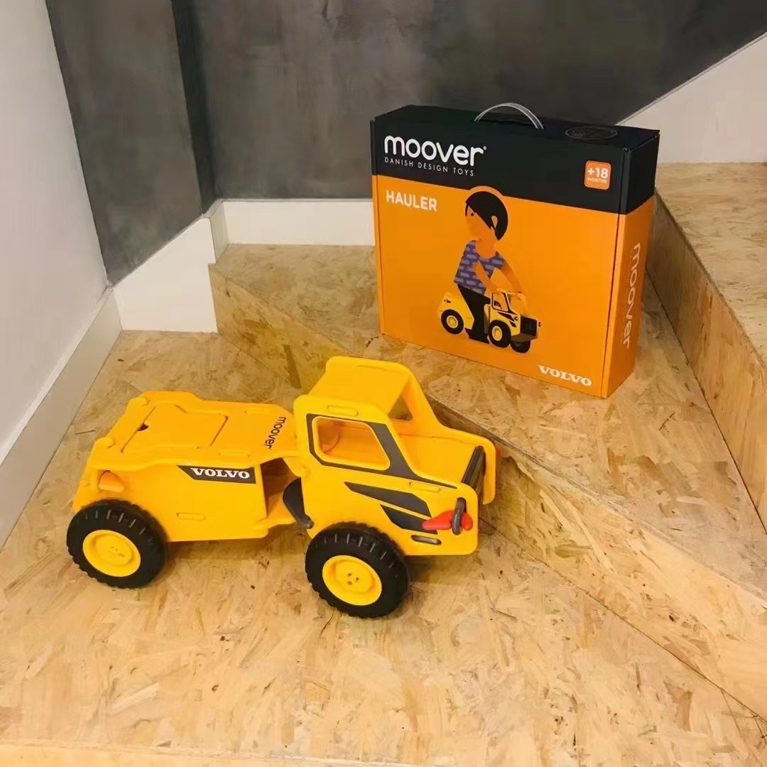 实体现货 丹麦moover沃尔沃联名儿童滑步卡车木制自卸滑步卡车