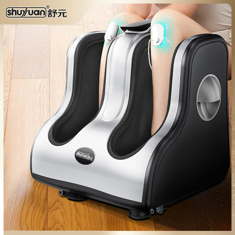 全自动腿部按脚部理疗按器热敷足底家用足疗机小腿智能