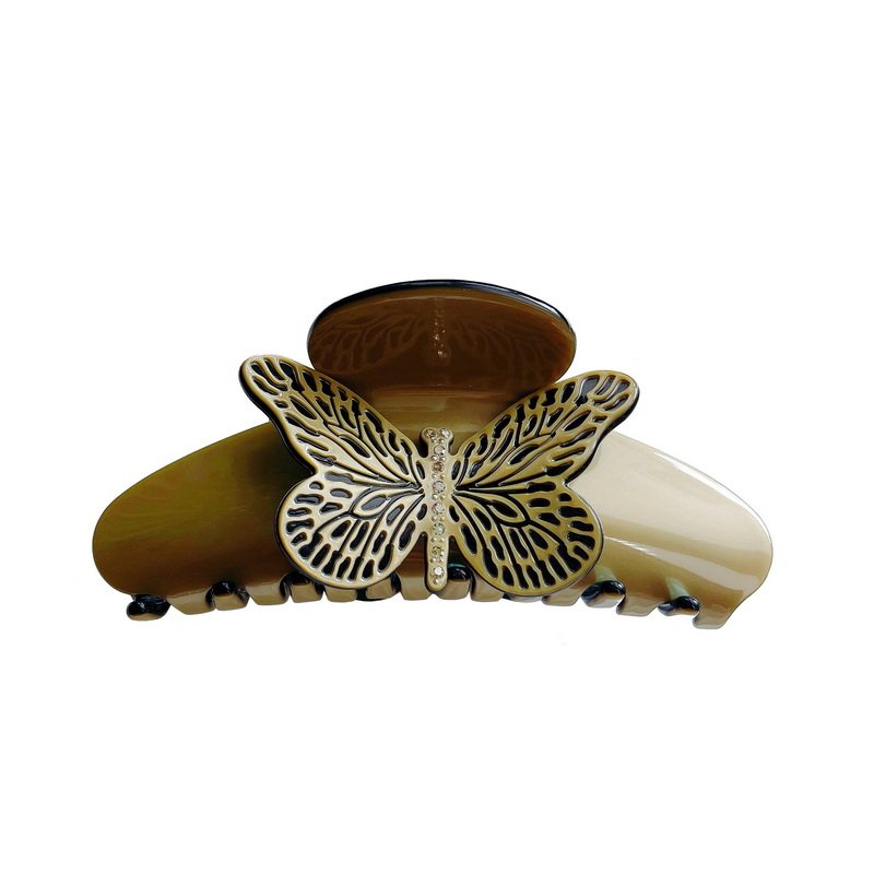 法式高端蝴蝶发抓夹精致法国发爪鲨鱼夹山大盘发头饰,饰品/流行首饰/时尚饰品新,发饰,淘宝优惠券,粉丝福利购,淘宝优惠卷