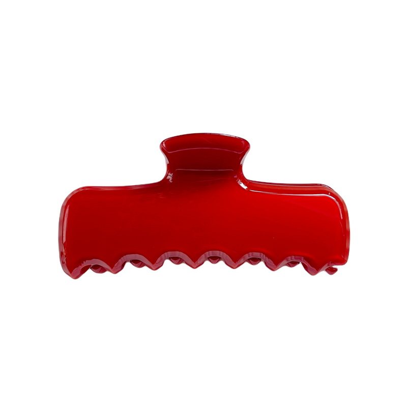 高端进口醋酸板材发抓夹复古发爪新年正红色Jennie同款大号鲨鱼夹,饰品/流行首饰/时尚饰品新,发饰,淘宝优惠券,粉丝福利购,淘宝优惠卷