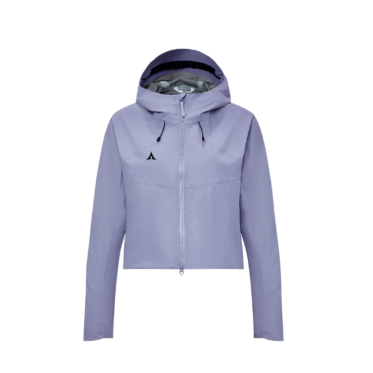 路克士6971单层硬壳连帽短款冲锋衣女户外登山服防风运动外套防水