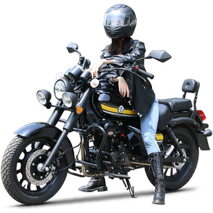 力帆水冷150cc叛逆者风暴太子车复古可上牌长途摩托车巡航摩托车