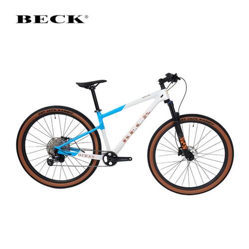 BECK 贝克全碳纤维12速油压碟刹蓝色山地车