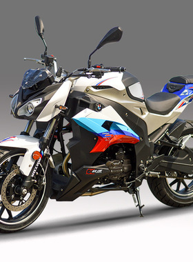 全新宝雕单R电喷单缸200CC 大小眼街车400c双缸跑车 公路赛可上牌