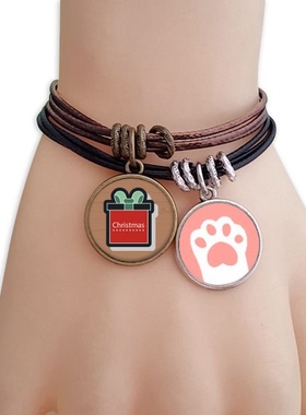 圣诞节卡通猫咪礼品手链