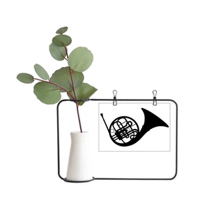 圆号古典音乐优美疯狂金属相框陶瓷花瓶装饰