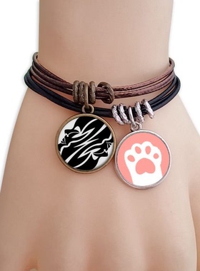 双子座标志猫咪礼品手链