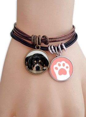 动物黑色猫咪礼品手链