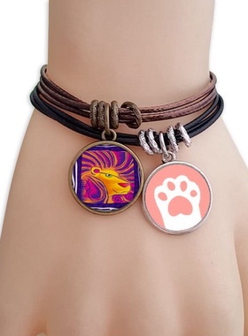 手绘墨西哥猫咪礼品狮子座