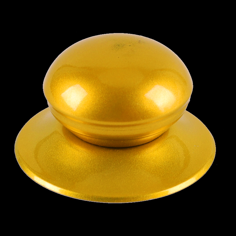 金色玻璃盖帽不锈钢提手配件通用锅盖钮防烫手柄锅盖头顶帽蘑菇珠