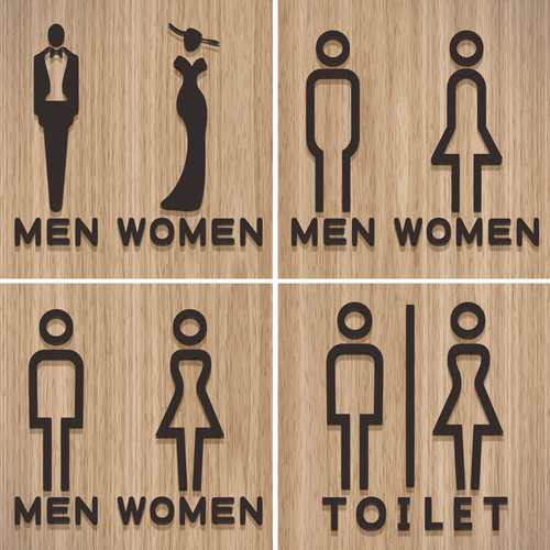 洗手间标识牌卫生间WC标志牌