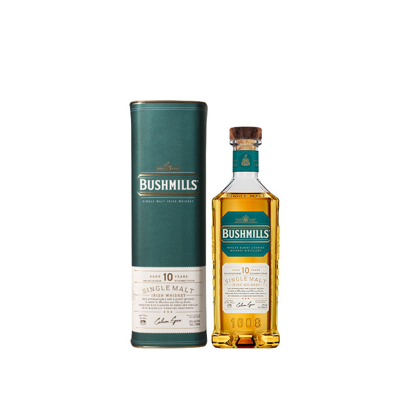 【洋酒】bushmills 10yo百世醇/布什米尔10年单一麦芽威士忌700ml