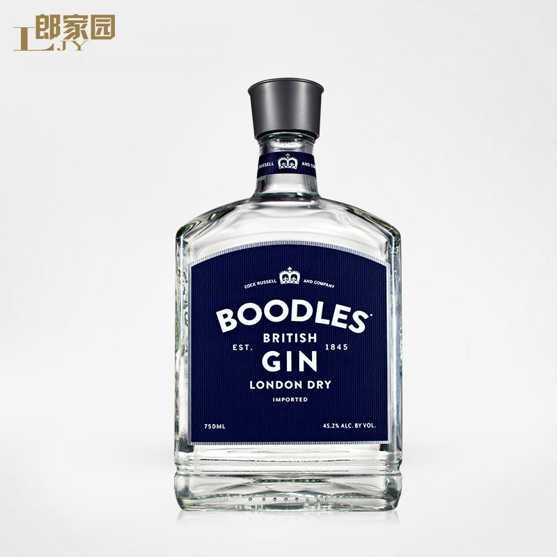 郎家园洋酒boodles london dry gin波得仕英国金酒700ml