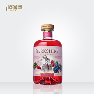 郎家園進口洋酒BERKSHIRE GIN伯克寶樹莓金酒500ml RHUB&RASP