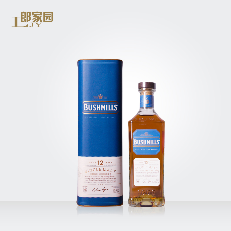 【洋酒】Bushmills 12YO百世醇/布什米尔12年单一麦芽威士忌-封面